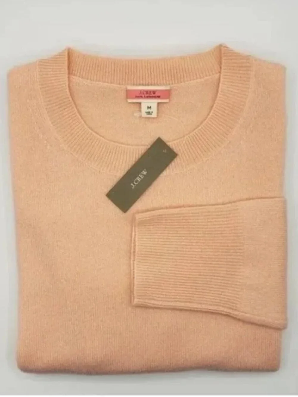 J. Crew Cashmere Sweater Peach